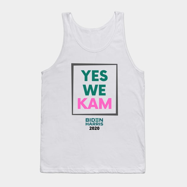 Biden Harris 2020 AKA BH2020 Pink + Green T-Shirt Tank Top by ShopFreeThePeople